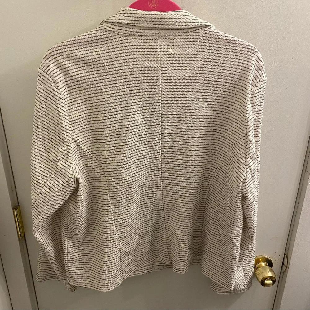 NWT Maurices Striped Knit Blazer Size 0X - Picture 5 of 5